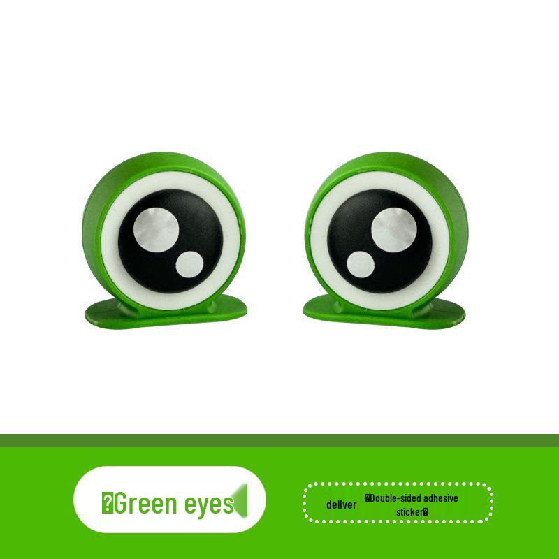 Electric Vehicle Cute Ears & Wings Universal Stickers for Helmet Decoration