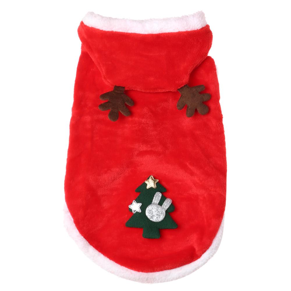 Christmas Santa Costume Puppy Outfit Cat Clothes Pet Clothes Kitten Hoodie Dog Clothes