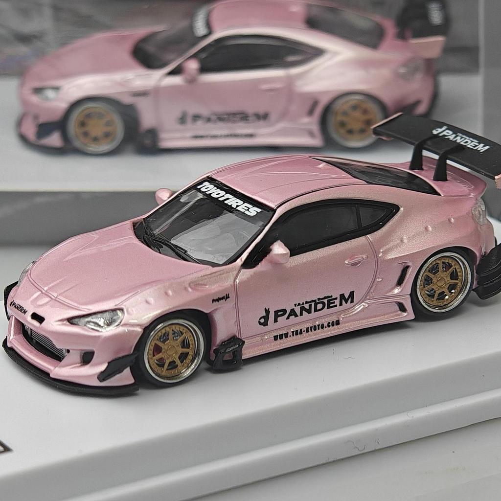 MJ 1:64 GT86 V3 Pandem Alloy Car Diecasts & Toy Vehicles Car Model Miniature Scale Model Car For Children