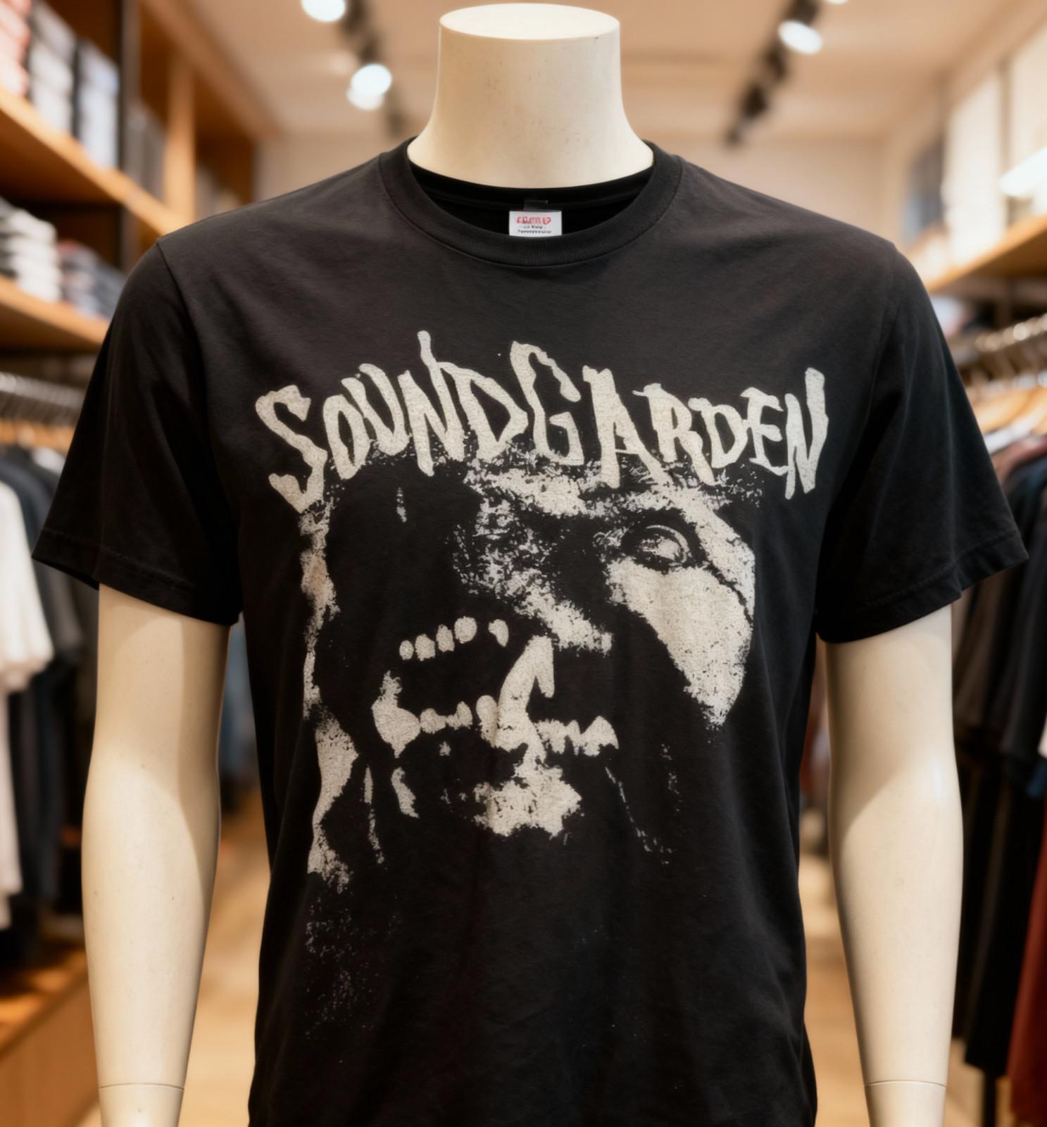 90s Soundgarden band Graphic Black T shirt Men Women S-5XL NWT L