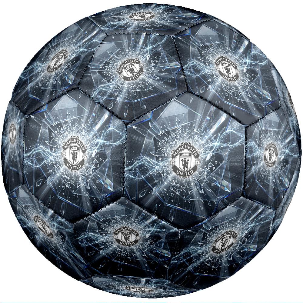 Manchester United Theme Soccer Ball Size 5 Soccer Ball Soft Touch Professional Training Football for Outdoor Sports