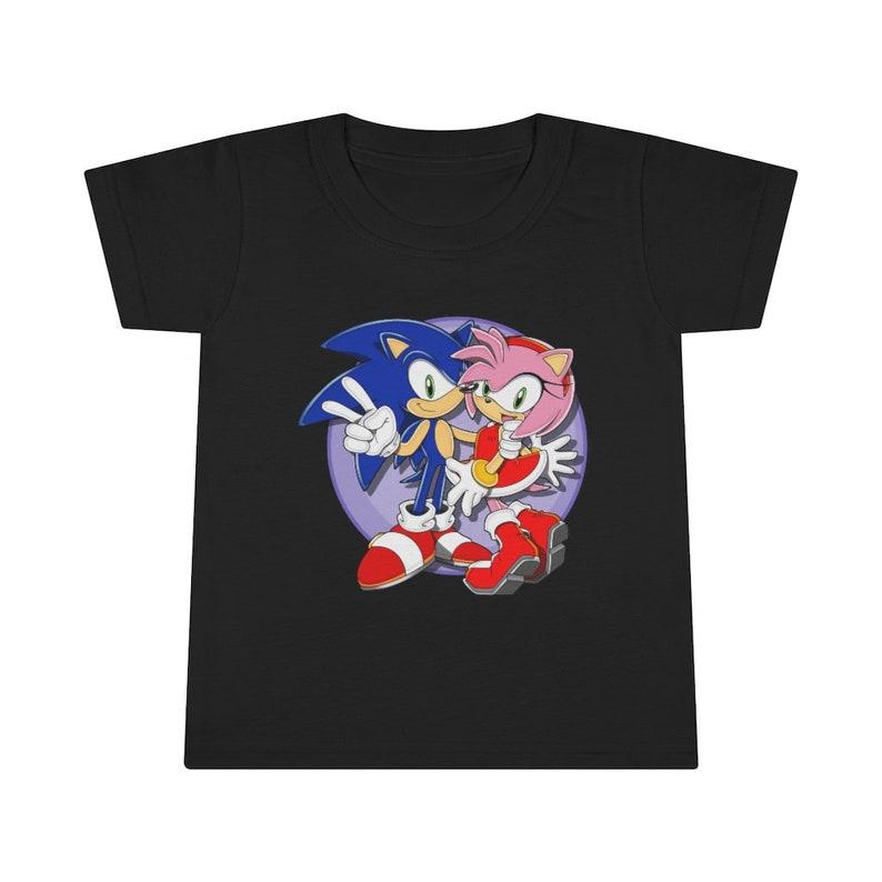Sonic the Hedgehog and Amy the Hedgehog Toddler T-shirt 120