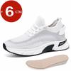 Men's Summer 6cm Height Increase Breathable Mesh Casual Sneakers Lightweight Comfortable Elevator Shoes Outdoor Lift Sports
