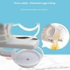 Manual Egg Breaker & Shell Separator - Heavy-Duty Stainless Steel Handheld Cracker With Ergonomic Handle, Portable