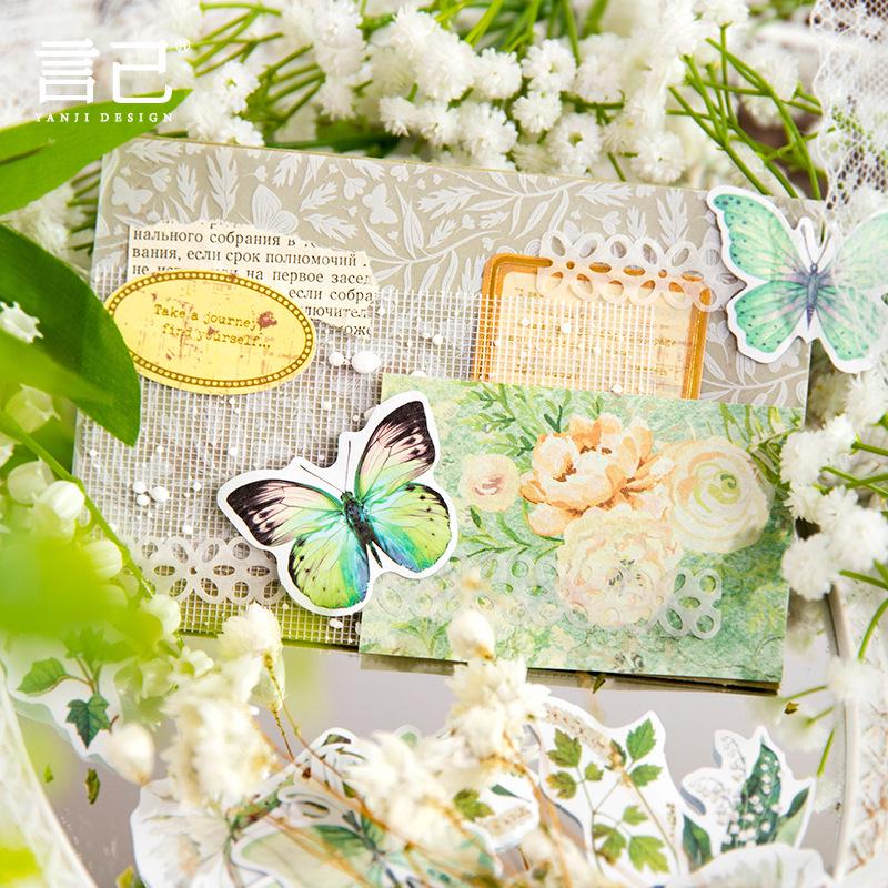 Yan Ji Emotion Collector Series Journal Collage Stickers - 4 Styles