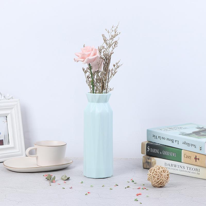 Kunststoff-Blumenvase, kreative nordische Dekoration, Heimimitation, Keramikvase