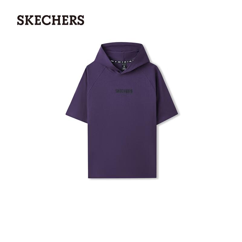 Skechers Unisex Loose Fit Cooling Hoodie Tee L