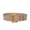 Three-breasted Belt Extra Wide Coat Belt Stylish Women's Belt with Unique Buckle Decoration