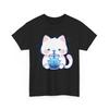 Kawaii Cat Shirt, Kawaii Lovers Kitten Boba Japanese Cute Anime Girls Shirt