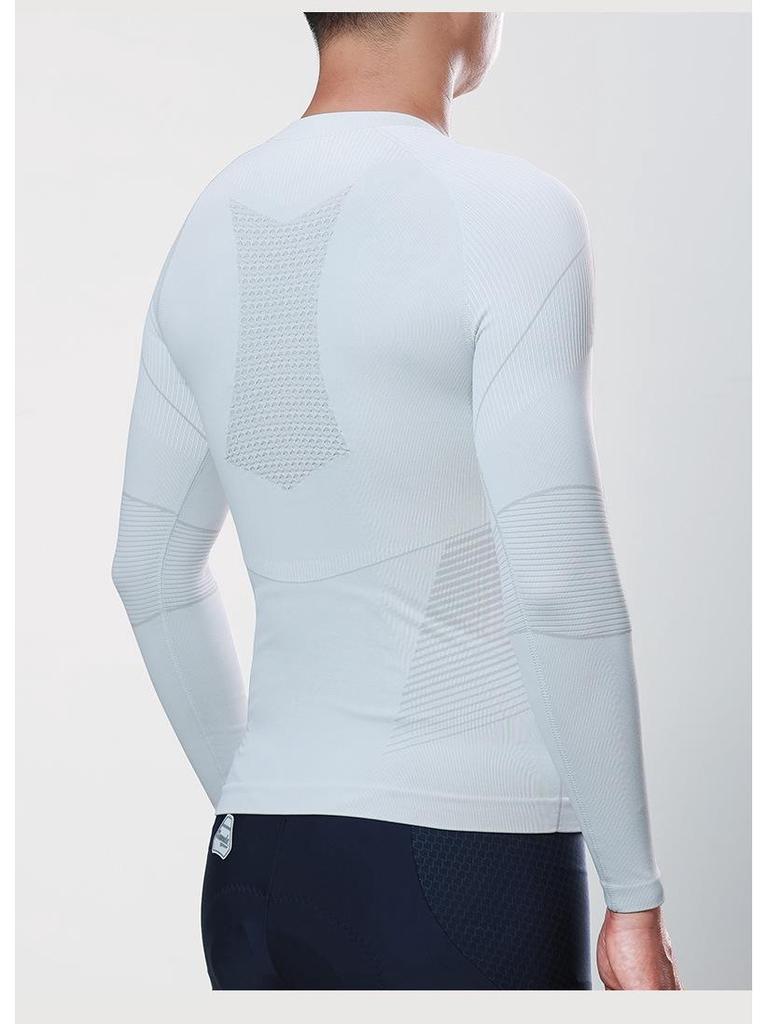 Lampaida Men's Long Sleeve Thermal Compression Cycling Suit
