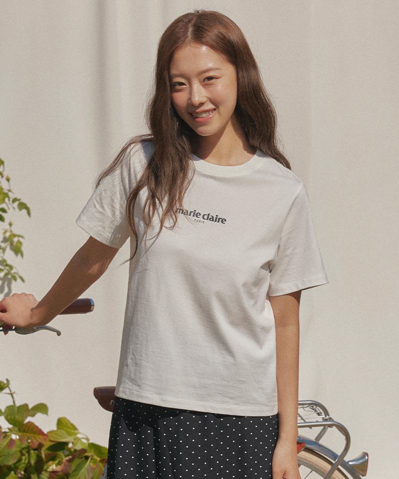 MARIE CLAIRE Classic Logo Short Sleeve T-Shirt (Magbts49M)