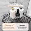 No-Drill Corner Bathroom Storage Shelf - Wall-Mounted Vanity Organizer Rack