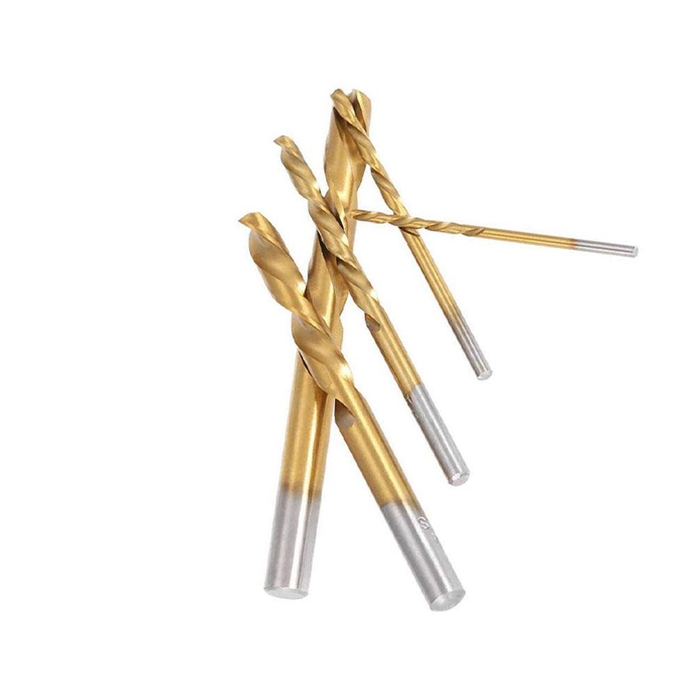Way Left Hand Drill Bits 10pcs/Set 3.2-8.7mm Drilling Gold