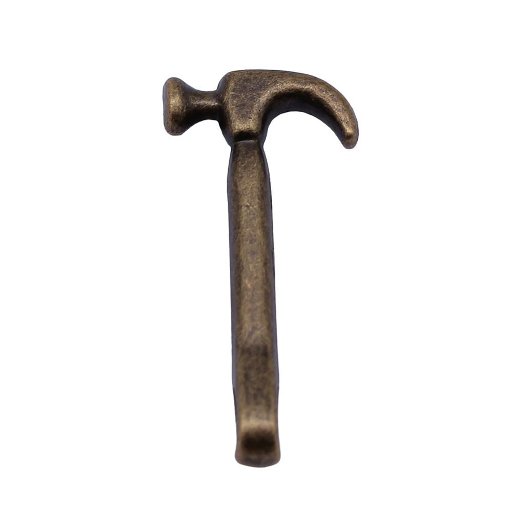 Hammer Charms Multi Color Alloy Pendants For Tool & Construction Themed Jewelry