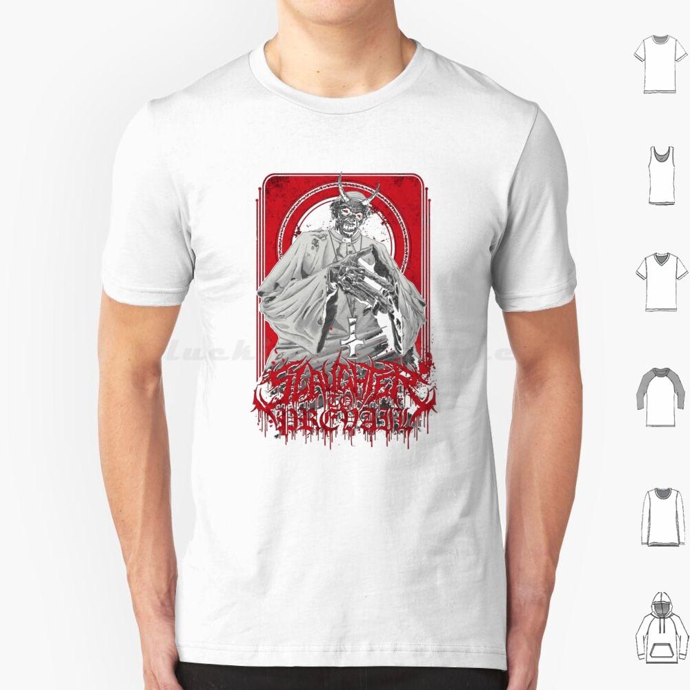 Slaughter To Prevail Merch T Shirt Cotton Men Women DIY Print Slaughter To Prevail Prevail Slaughter Misery Sermon Kostolom S