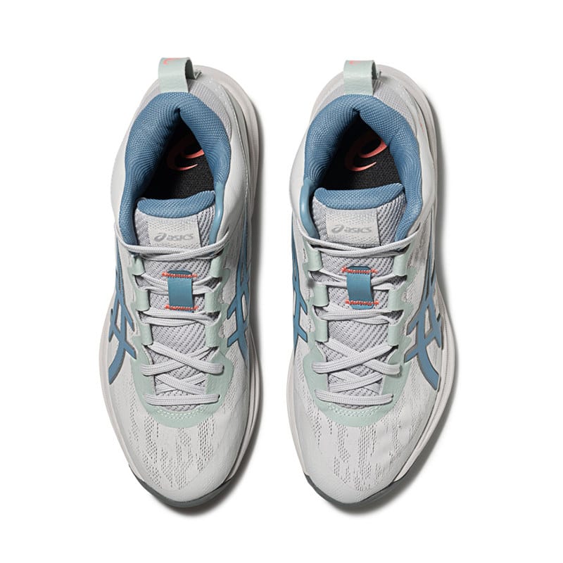 ASICS GELHOOP V17 Cushioning Abrasion Resistant Rebound Mid top Basketball Shoes Men's Gray/Blue 1063A101-020