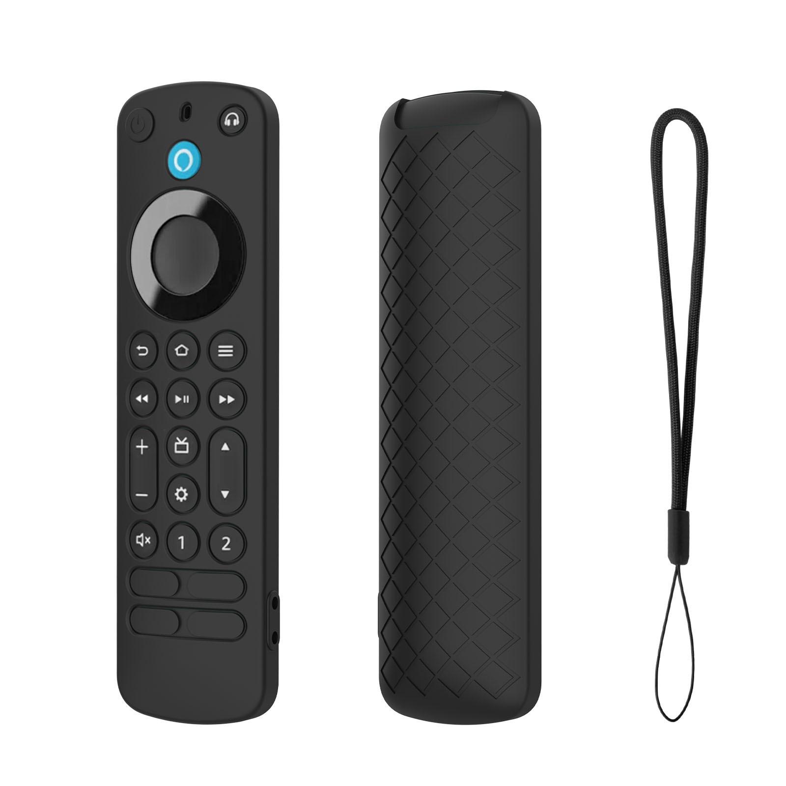 

Силиконовые защитные чехлы для контроллера для пульта Voice Remote Pro, чехол для пульта дистанционного управления, приятный для кожи чехол-мешочек, аксессуары чёрный