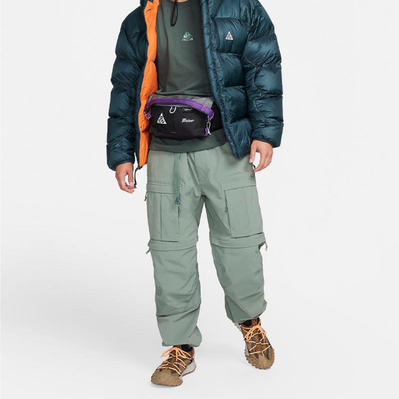 Nike Polyester Fanny Pack Regular Unisex Black & Cool Gray & White Casual DV4051-010