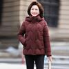 Women’s Short Hooded Windproof Thicken Warm Winter Jacket Gift for Mom