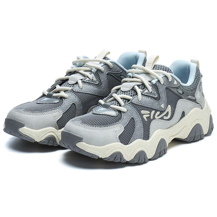 New FILA Fluid 4 Sneakers 'Grey White' Women's F12W322107FAD