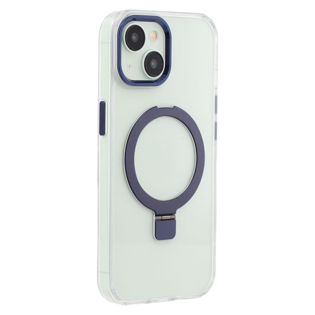 For iPhone 14 Case Compatible with MagSafe Kickstand TPU+PC Clear Phone Cover