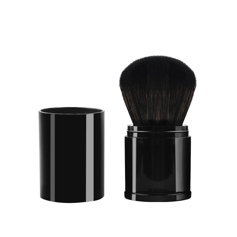 

Yasna Single Black Retractable Makeup Brush for Loose Powder - New Tool for Nails and Makeup