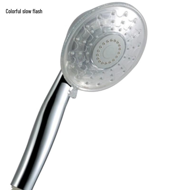 

Ручная душевая лейка MDNG LED с регулируемым распылением и меняющими цвет огнями