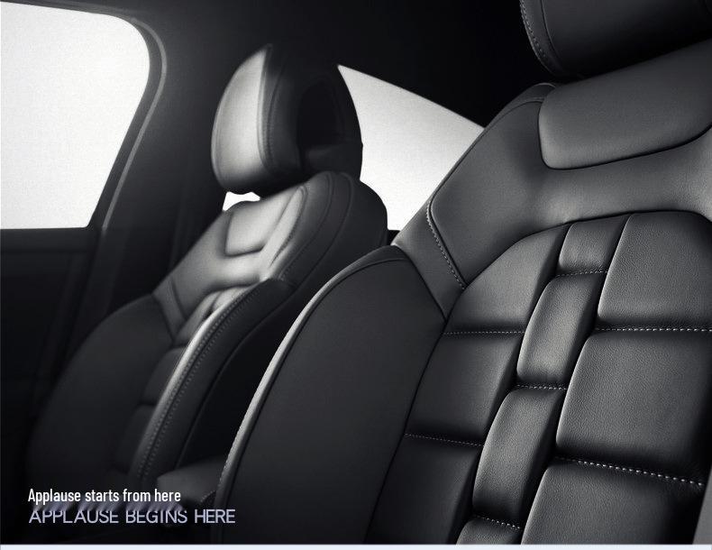 Universal Leather Car Seat Covers – Full Coverage, All-Season Cushions