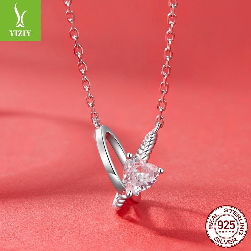 Mother'S Day Double Ring Necklace S925 Sterling Silver Fashion Explosive Snake Bone Chain Jewelry