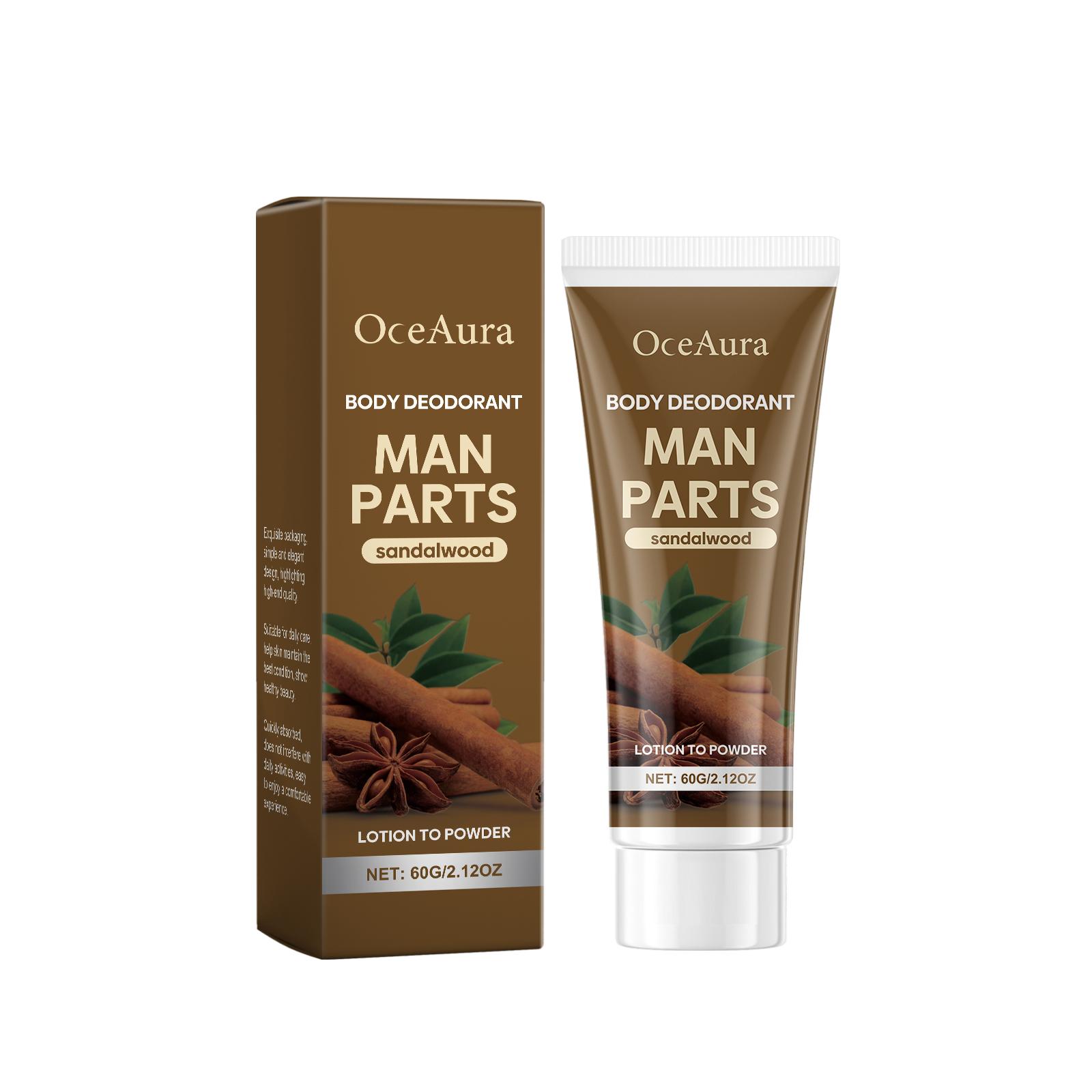 

Мужской крем OceAura для контроля запаха тела (Нежная формула) 60g