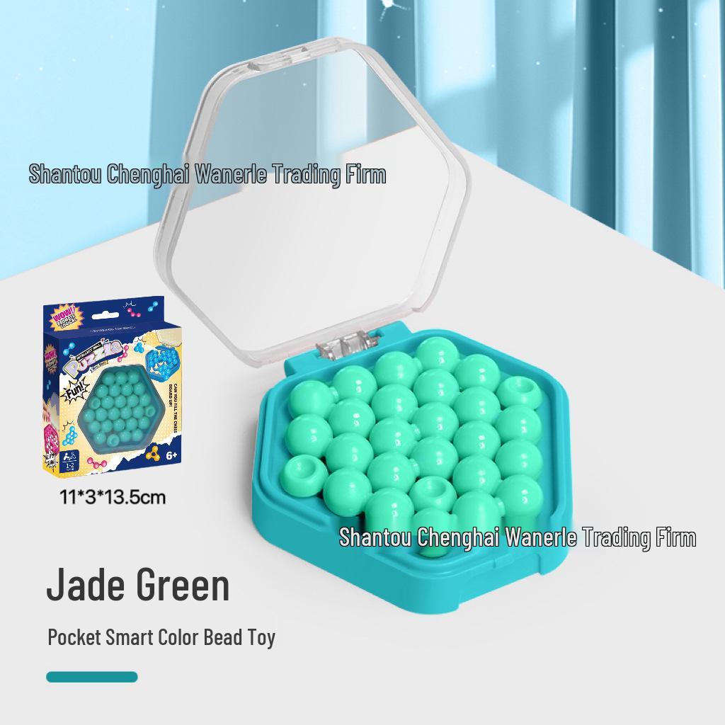 Colorful Bead Puzzle Ball: Inspires Logic, Thinking & Intellectual Growth with Multiple Levels.