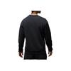 Jordan Solid Color Crew Neck Pullover Sweatshirt Men Tops Black FJ7789-045