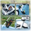 6 in 1 Tricycle for Kids with 5-point harness straps, Removable Canopy, White
