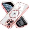 iPhone 11 Pro Case, Electro MagSafe, Pink + Screen Protector