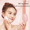 Portable Double-Sided LED Makeup Mirror with USB Charging and Custom Logo