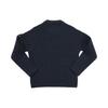Stone Island Sweater Kids Logo Embroidered Round Neck Pullover Kids sweater Navy-Blue 7616505A3-V0020