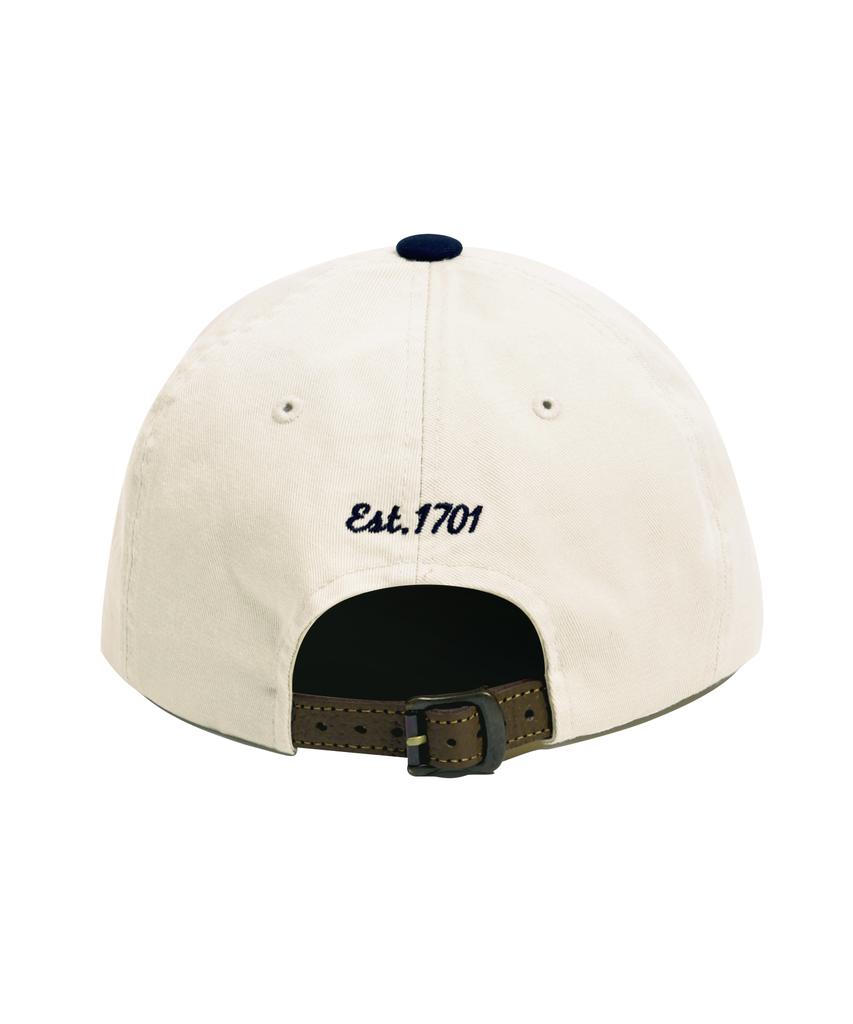 YALE Two-Tone Arch Multicolor Snap Cap_Ivory