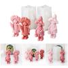 Silicone Figurine Molds Candle Moulds Crafting Moulds Boy/Girl Shape Ornament Moulds Silicone Texture for Crafting