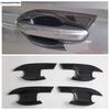 Car Outer Door Handle Bowl Decoration Protection Cover Trim ABS Carbon Fiber Accessories Exterior For MG3 MG 3  2024 2025