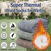 1/3 Paare Winter Woll Wandersocken Verdickt Warm Schweißabsorbierend Laufsocken Thermisch Kältebeständig Outdoor Sport Camping Jagdsocken