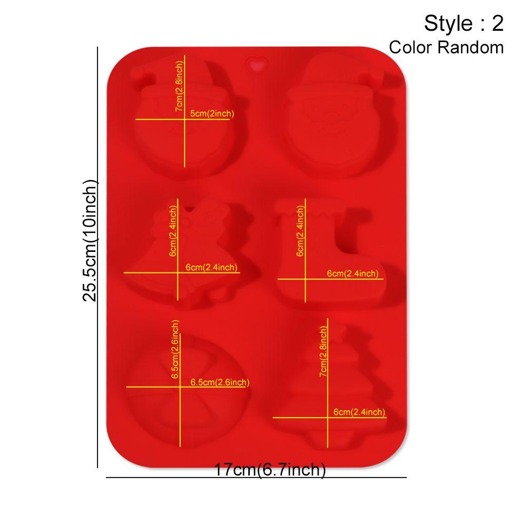 Instrument Moș Crăciun Ciocolată Handmade Formă pentru Copt Prăjituri Confecționare Prăjituri Crăciun Forme Silicon Gheață