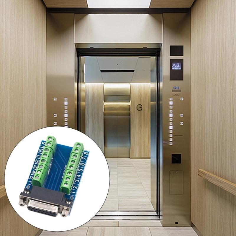 15Pin VGA Terminals Block Board DB15 Breakouts Connectors Board High Compatibility For DIY Electronics Projects Systems