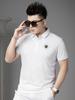 European Goods High end Tiger Head Hot Drilling Lapel Short sleeve T-shirt Summer New Men's Top Fashion Brand Half Sleeve Polo Shirt