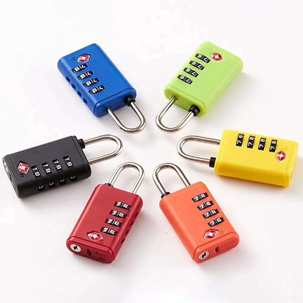 Creative TSA 4 Digit Combination Lock Anti-theft Security Tool Customs Password Lock Cabinet Padlock for Travel