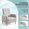 Nordic Style Armchair, 1-Seater Sofa Chair, Lounge Armchair, Bedroom Chair (only with bedroom chair)