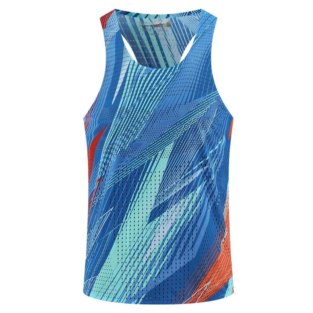 Summer Quick Dry Gym Clothing Mens Mesh Sports Tank Tops Bodybuilding Sleeveless T Shirt Fitness Stringer Tank top Running Vest