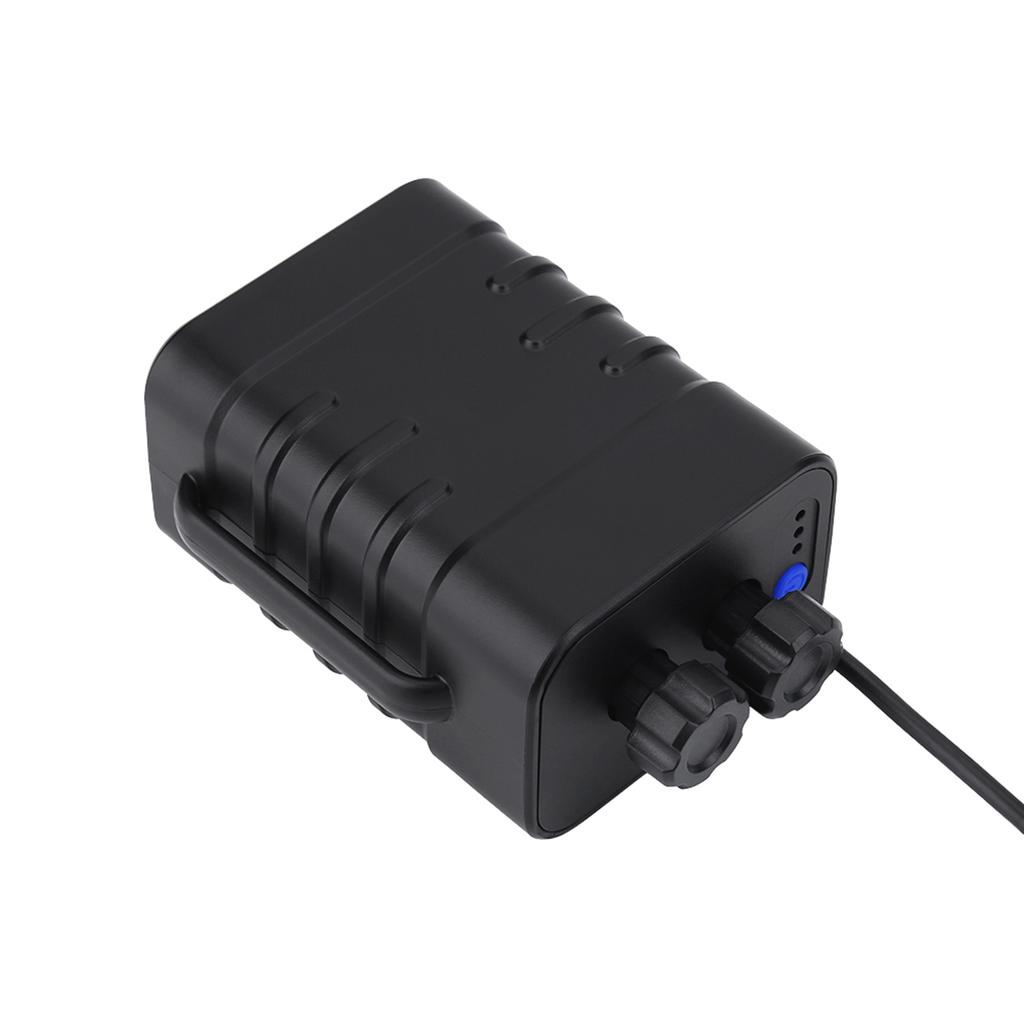 Bike Battery Pack Box, Water Proof  7 Function Battery Case Box 8.4V   USB Output, Charging Phone, for   Lamp