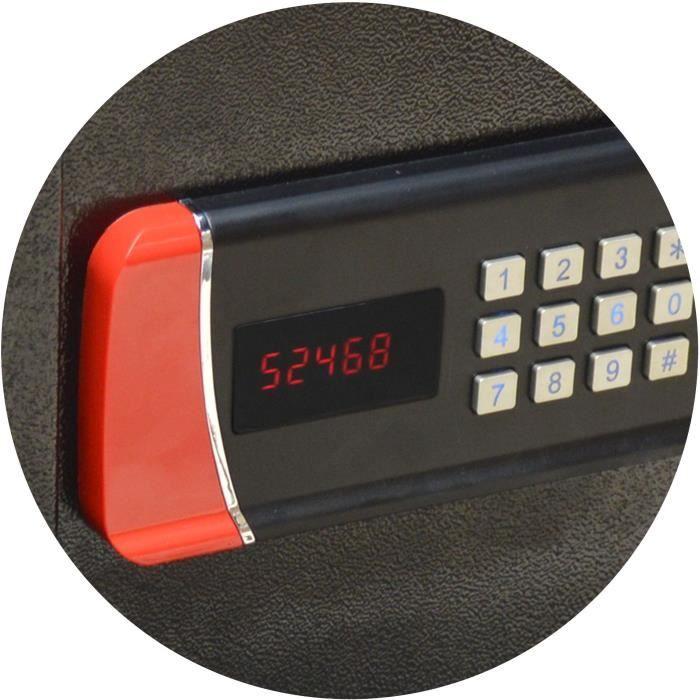 Coffre fort électronique - Work Men Security - CFEH563744 - Dimensions extérieur 56 x 37 x 44.5 cm