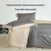 H&L HOME Ice Silk Summer Quilt 4-Piece Bedding Set