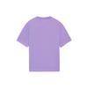 Li Ning Sports Lifestyle Series Letter Print Round Neck T-Shirt Unisex Tops Purple AHSS881-2